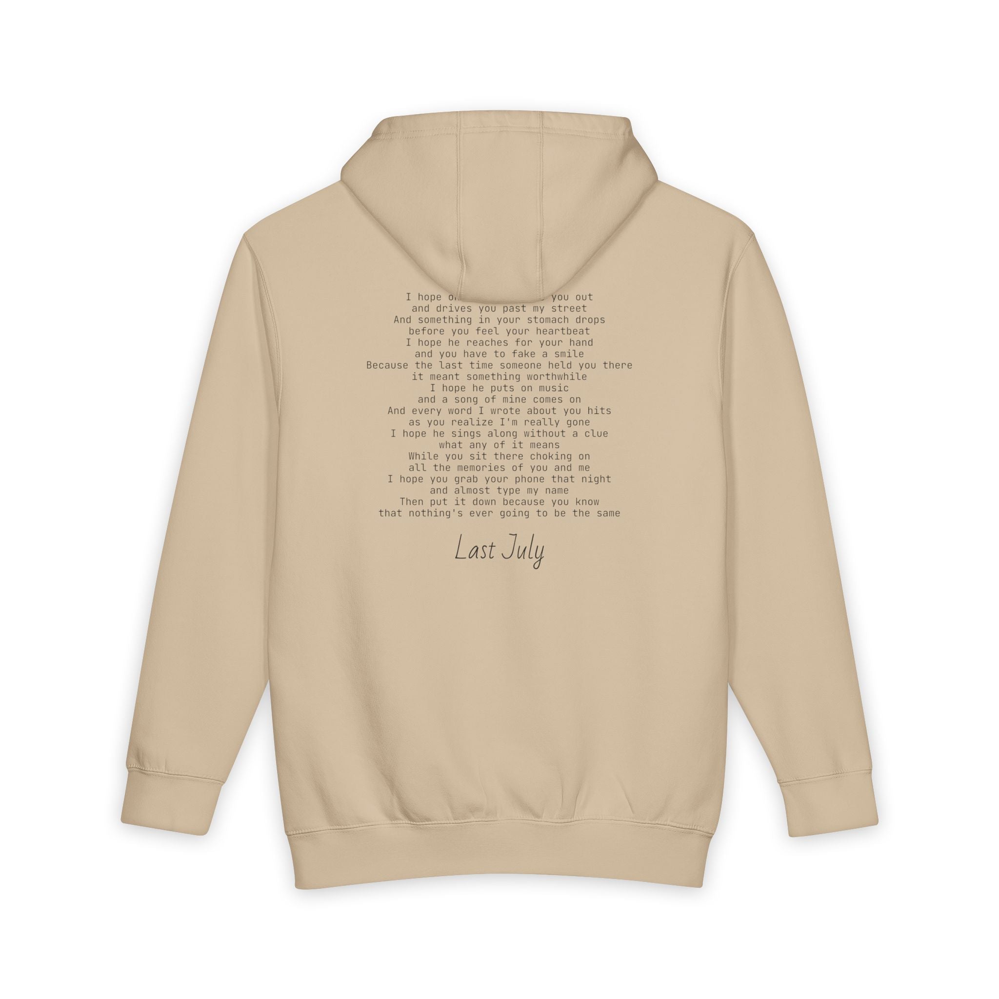 You Don't Follow Me Light Hoodie
