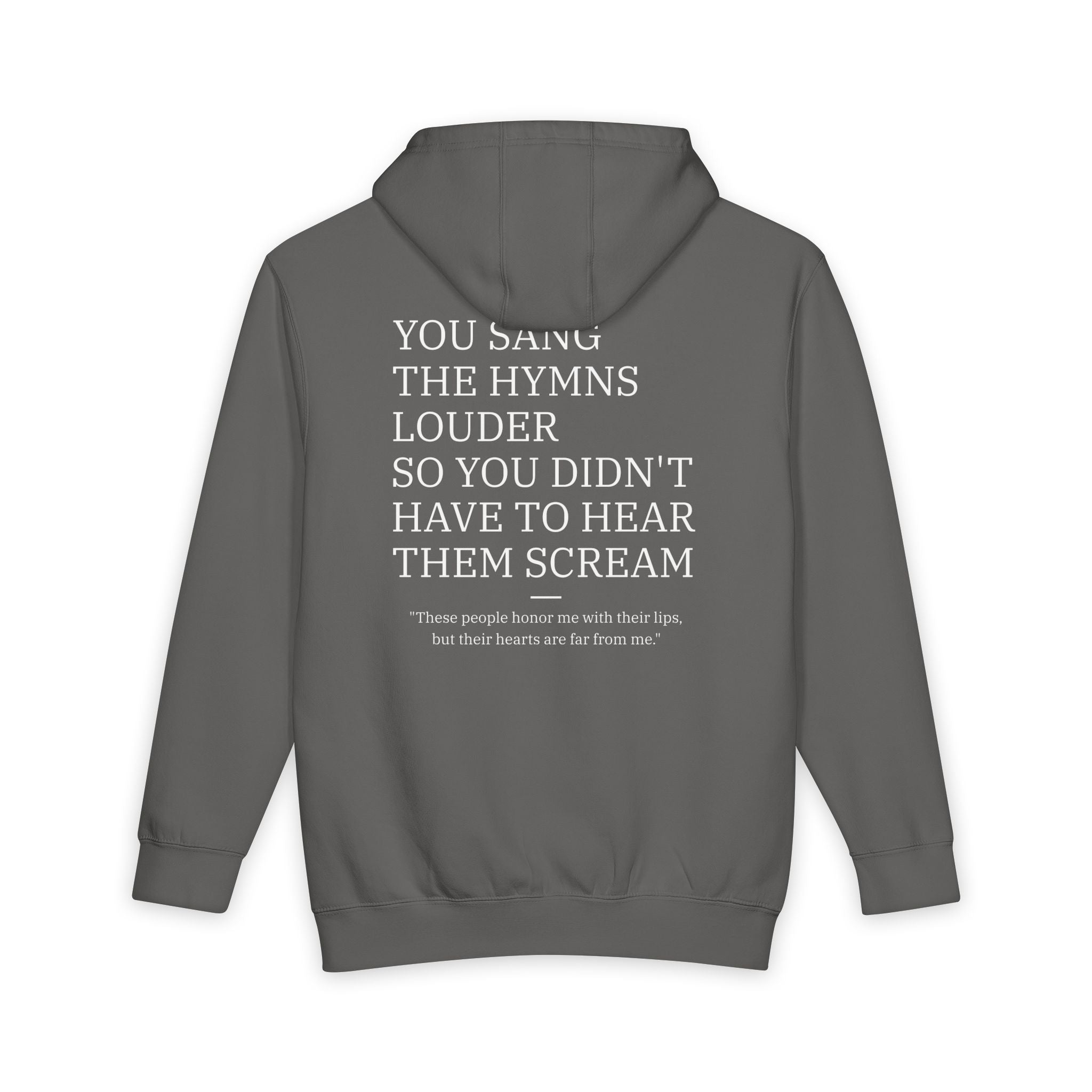 "Last July" Hymns Hoodie - Dark