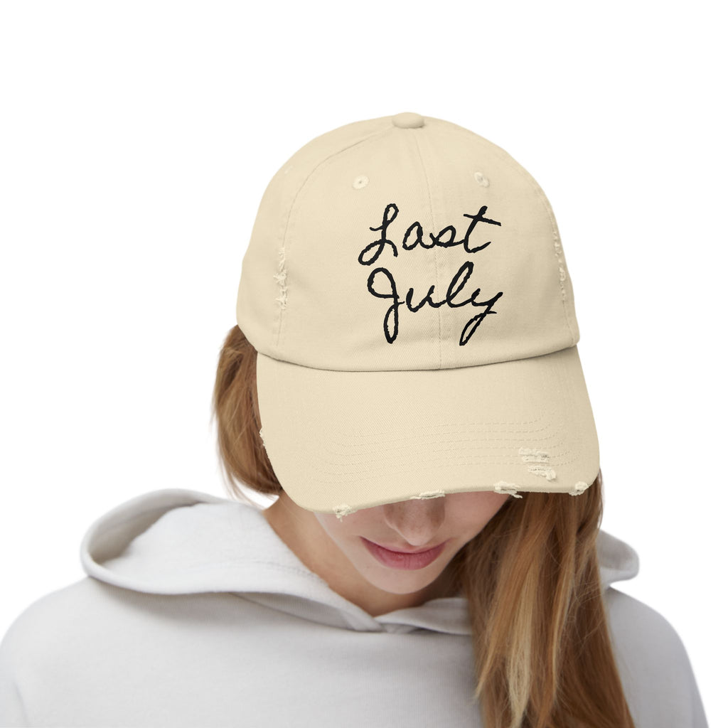 "Last July" Distressed Hat #2
