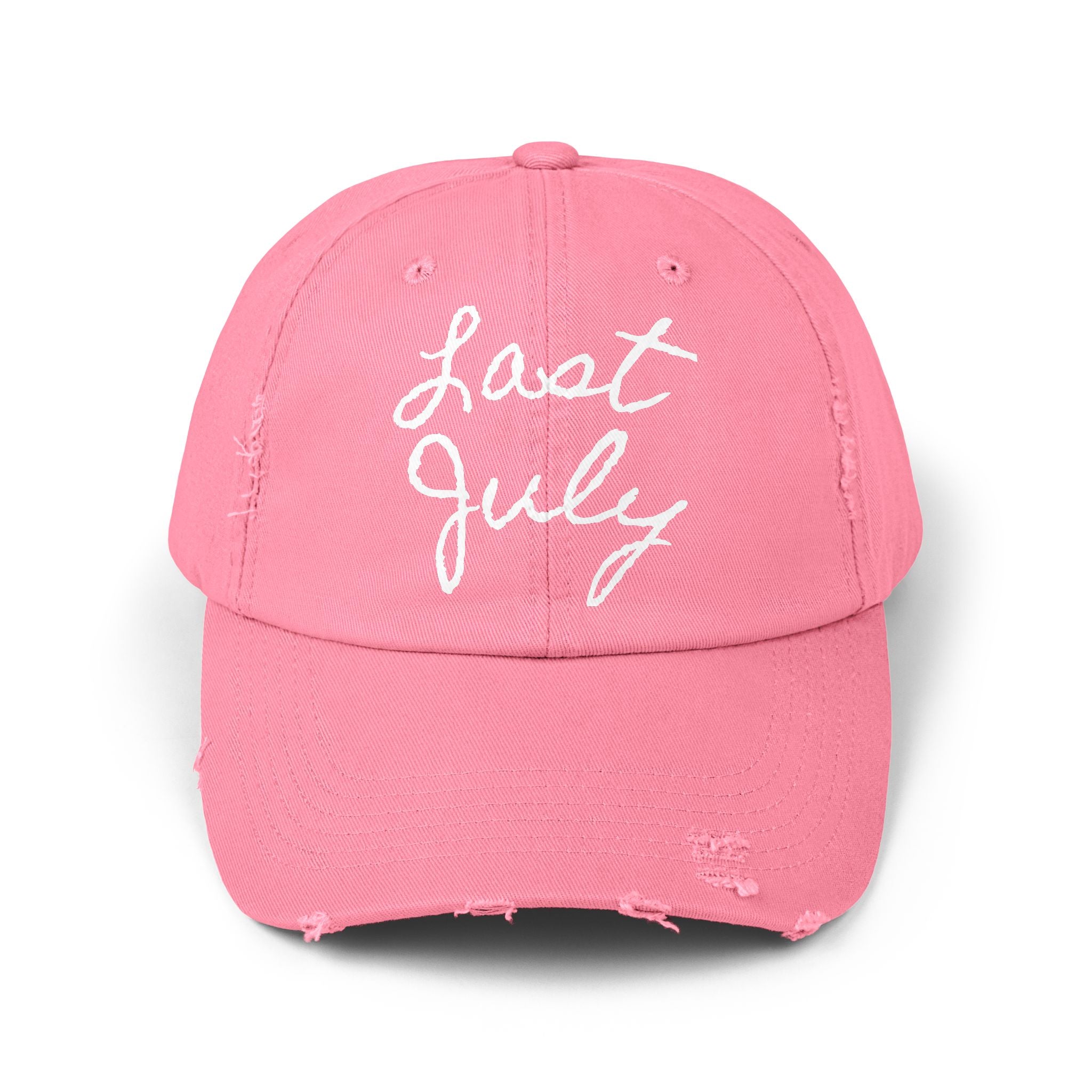 "Last July" Distressed Hat