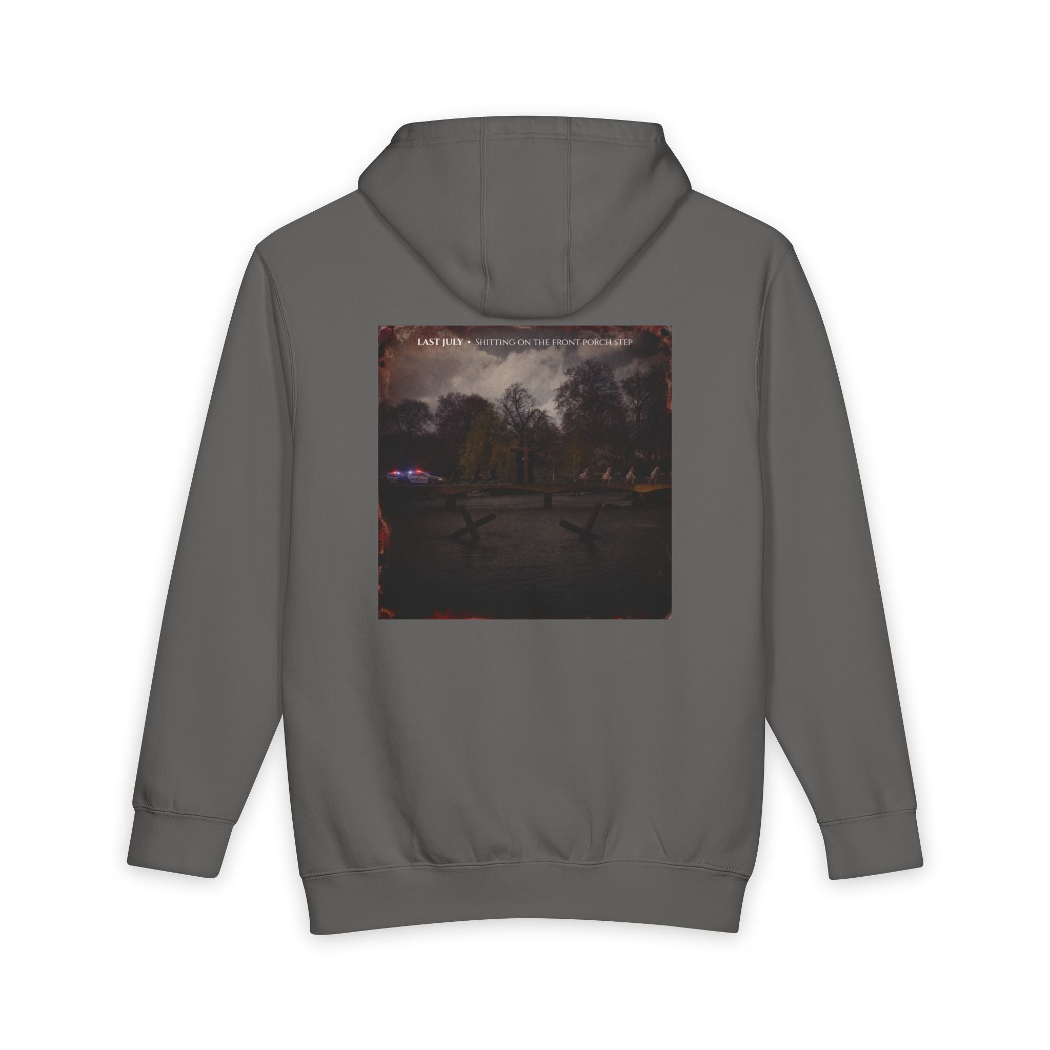 Shitting on the Front Porch Step Hoodie