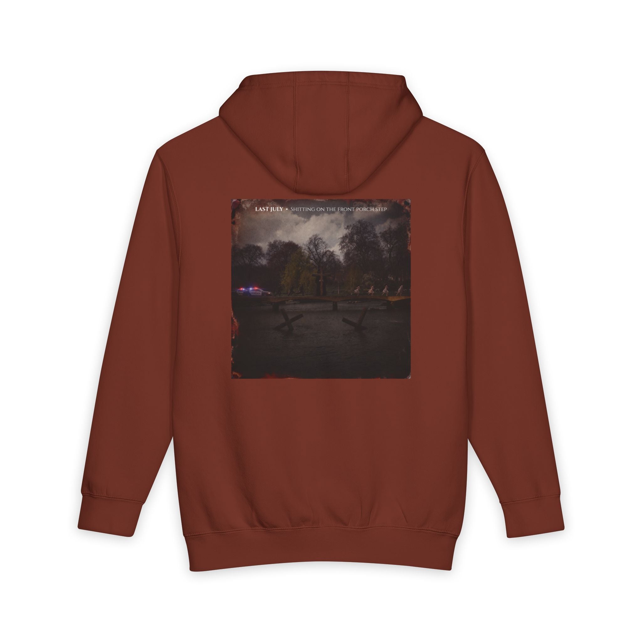 Shitting on the Front Porch Step Hoodie