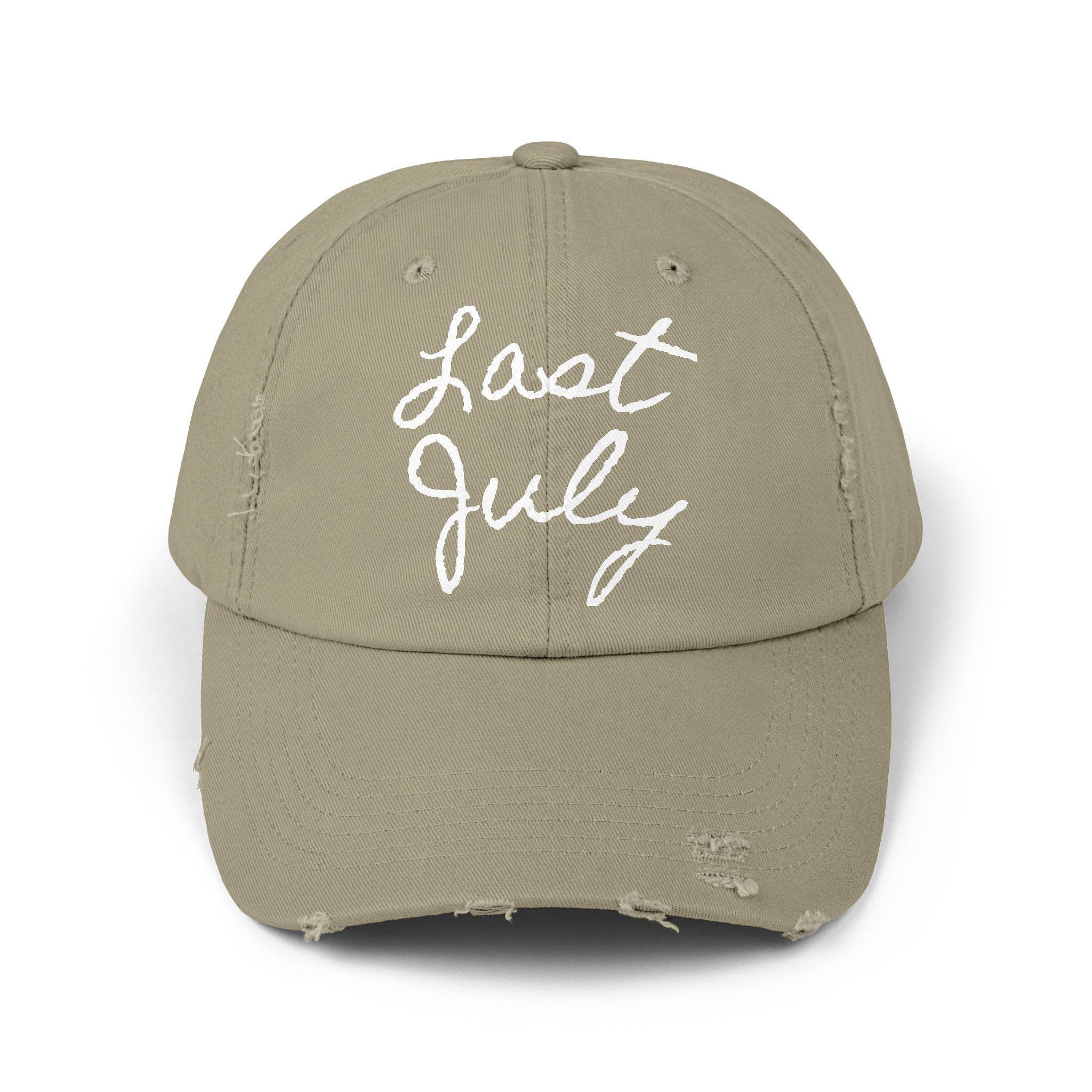 "Last July" Distressed Hat