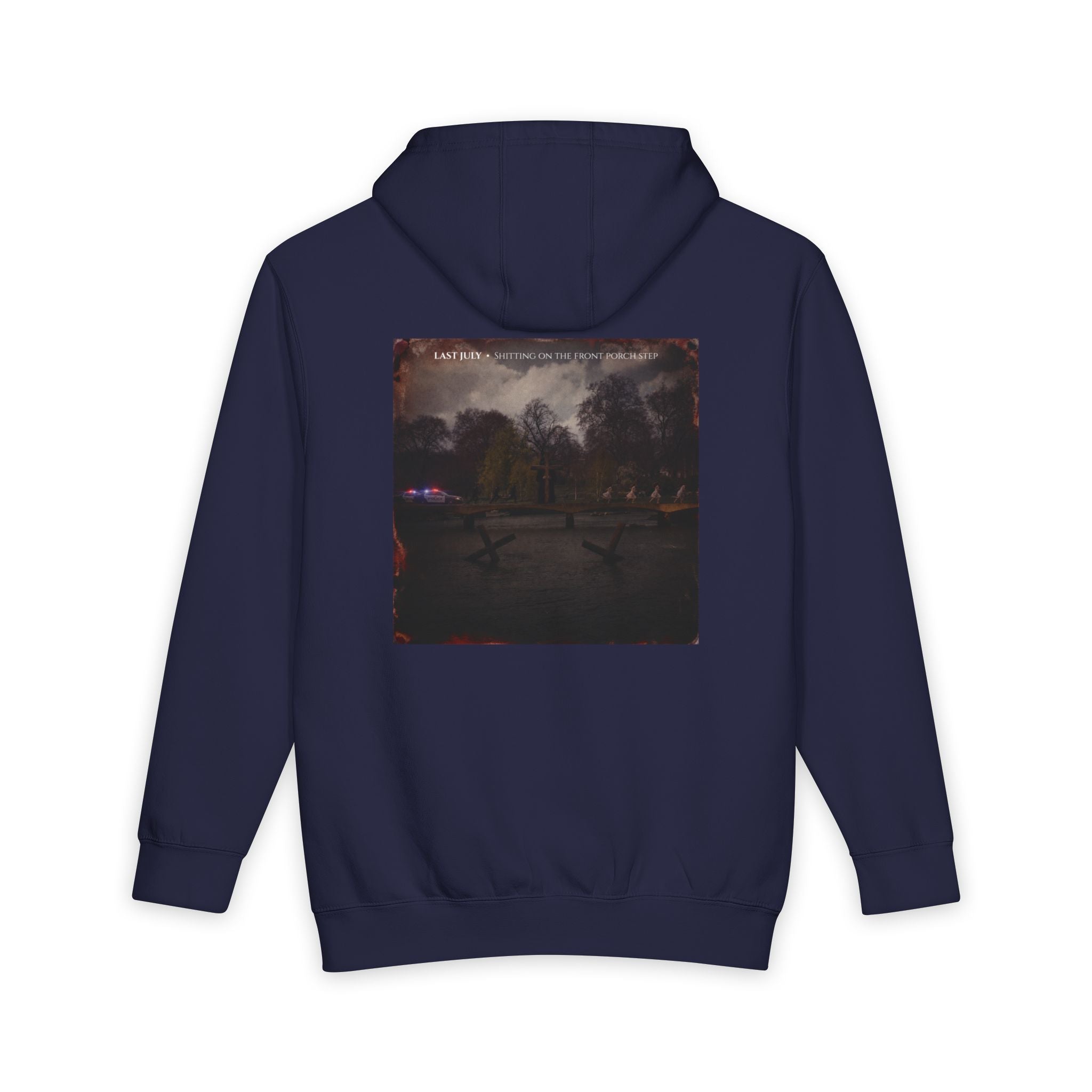 Shitting on the Front Porch Step Hoodie
