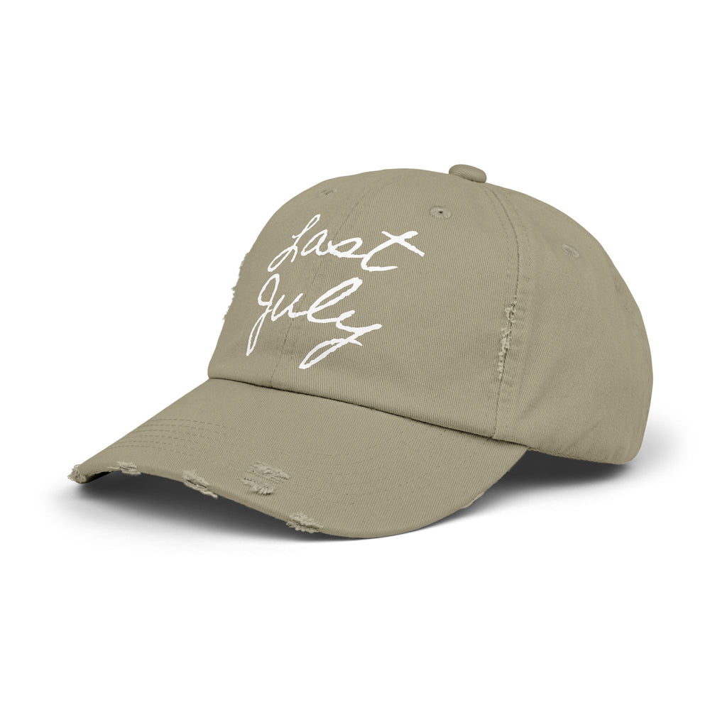 "Last July" Distressed Hat