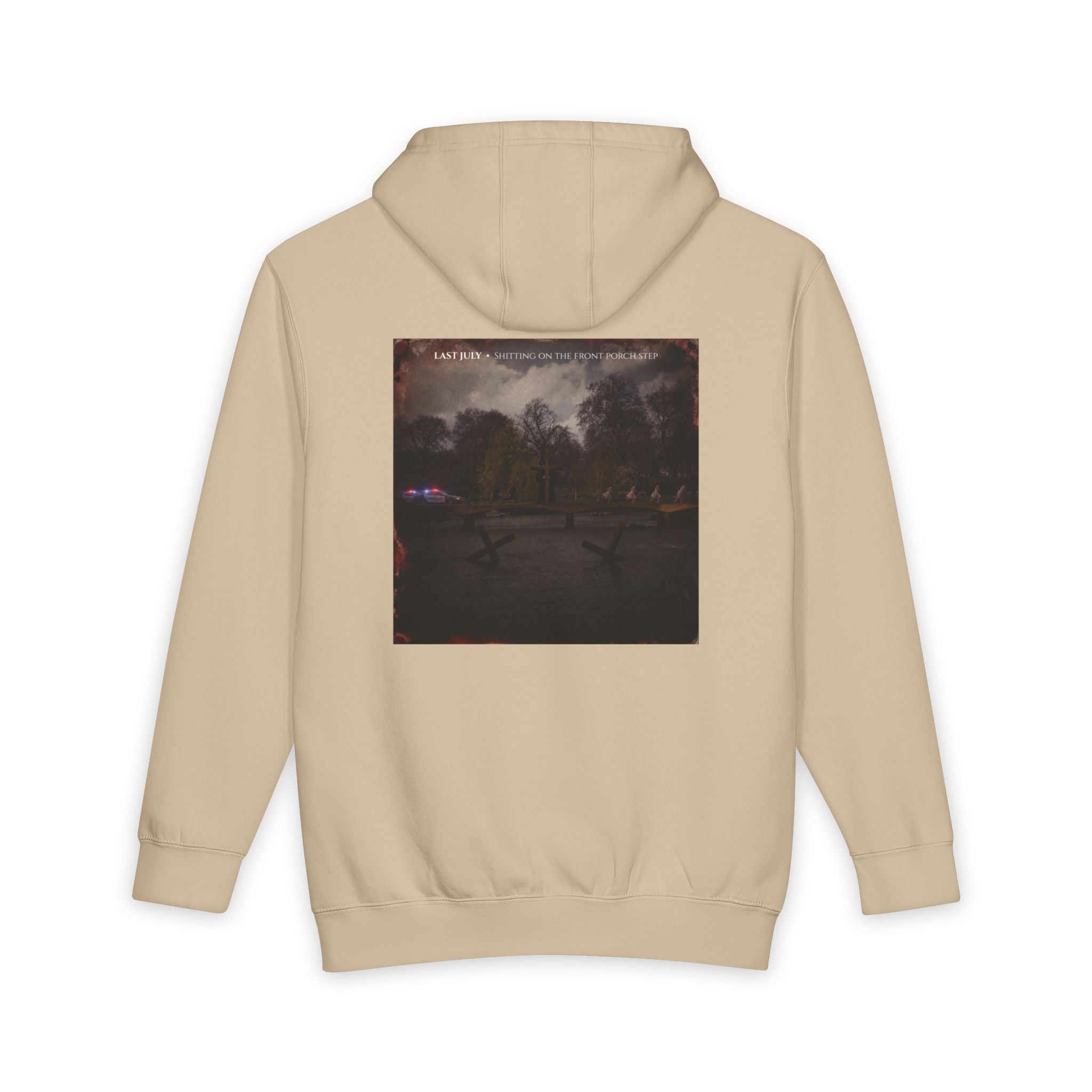 Shitting on the Front Porch Step Hoodie