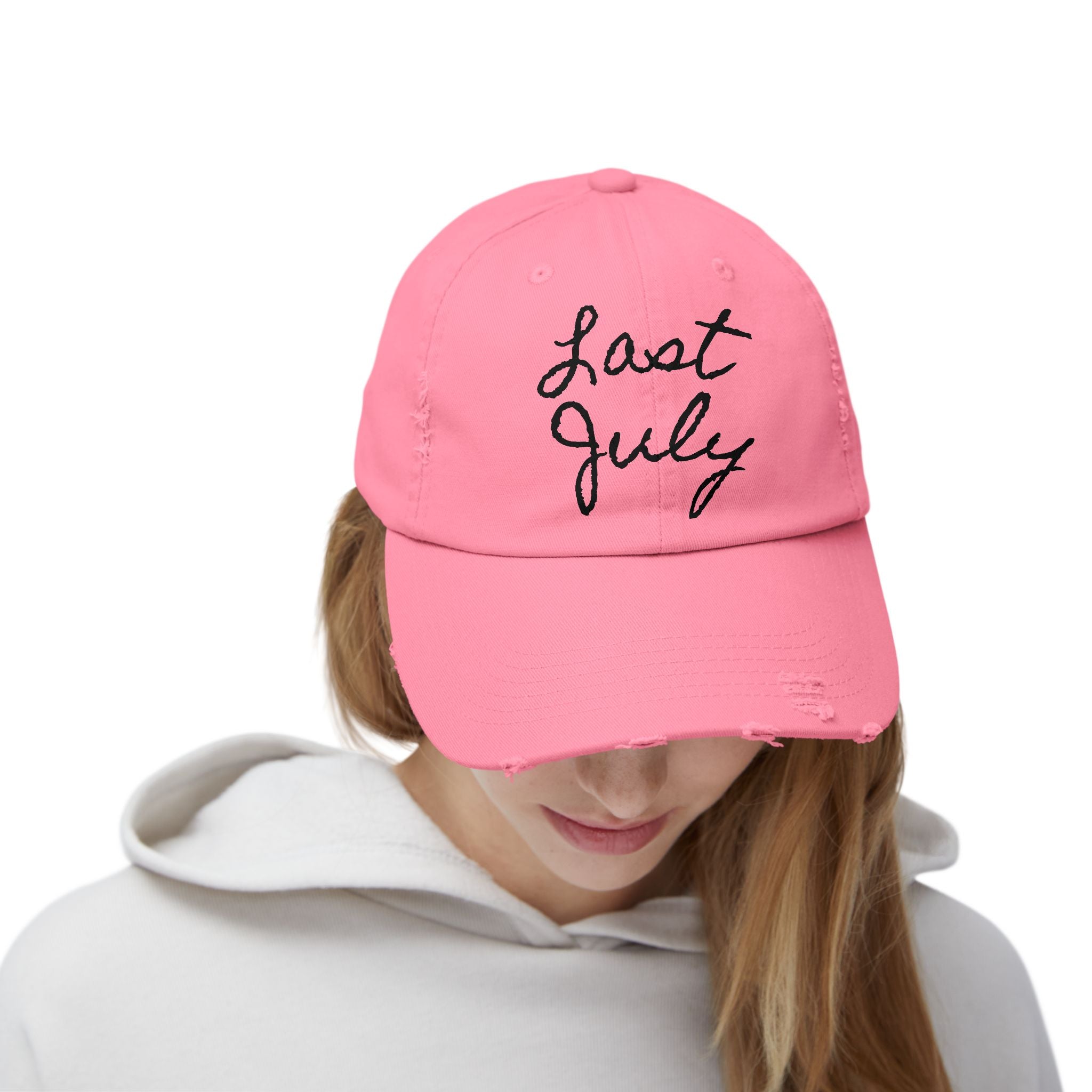 "Last July" Distressed Hat #2