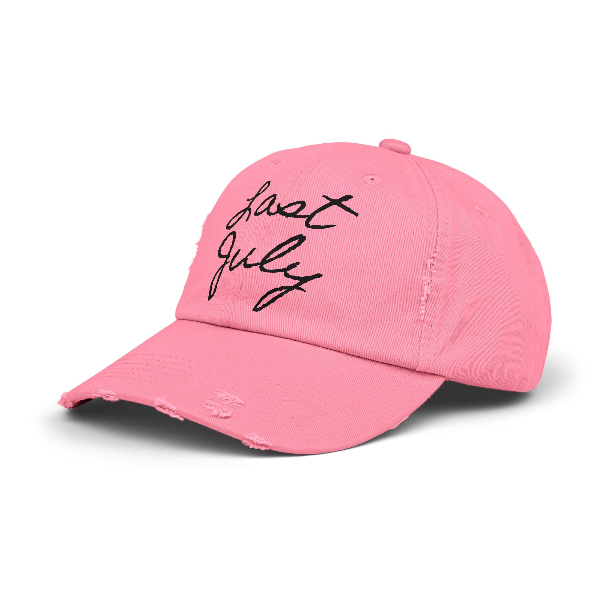 "Last July" Distressed Hat #2