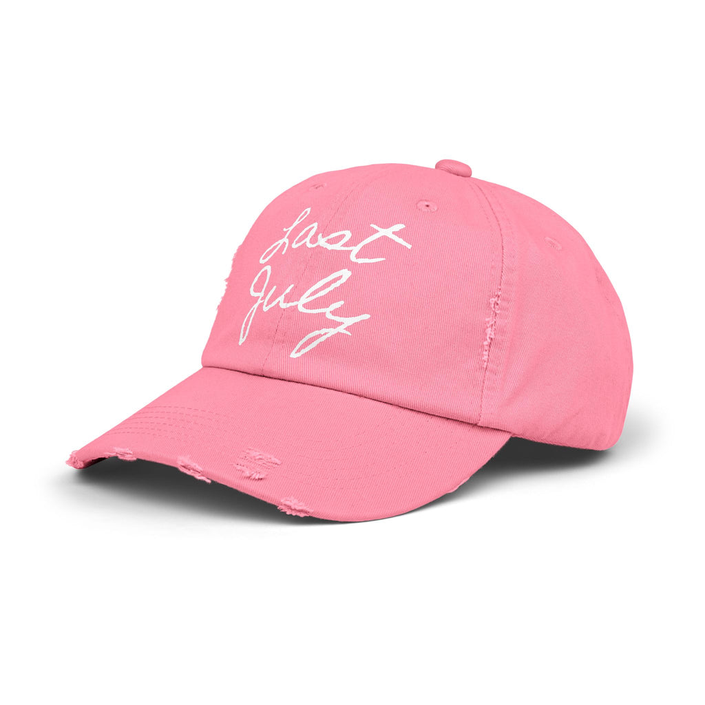 "Last July" Distressed Hat