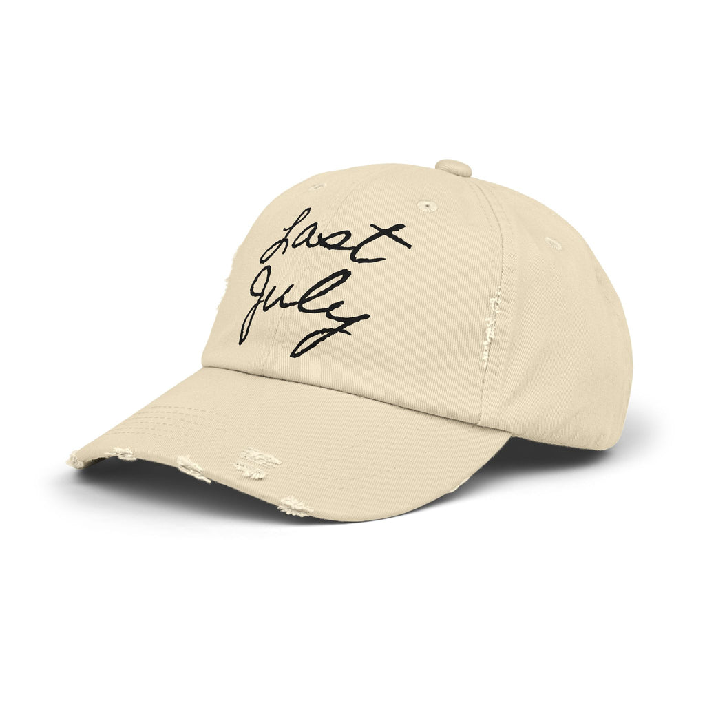 "Last July" Distressed Hat #2