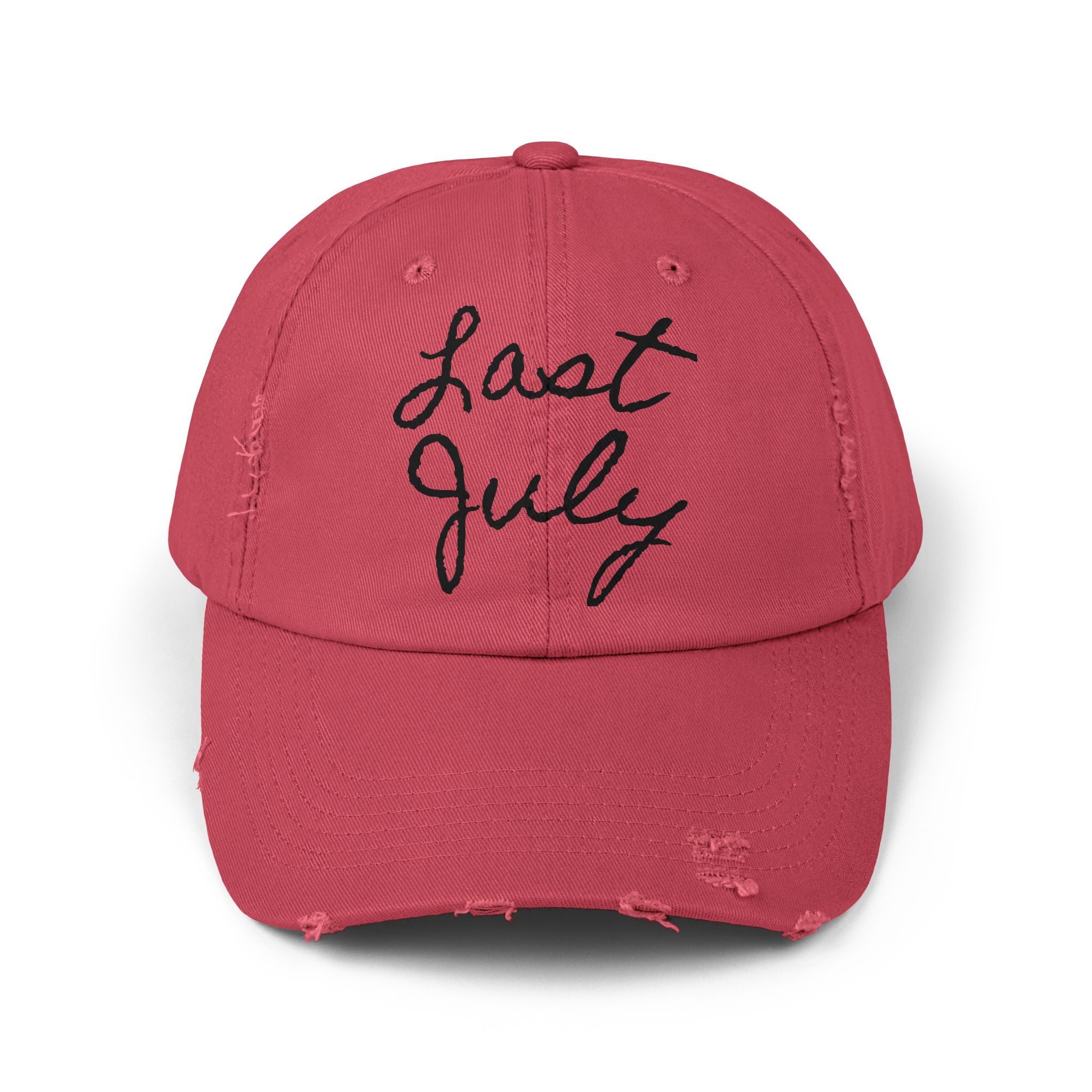 "Last July" Distressed Hat #2