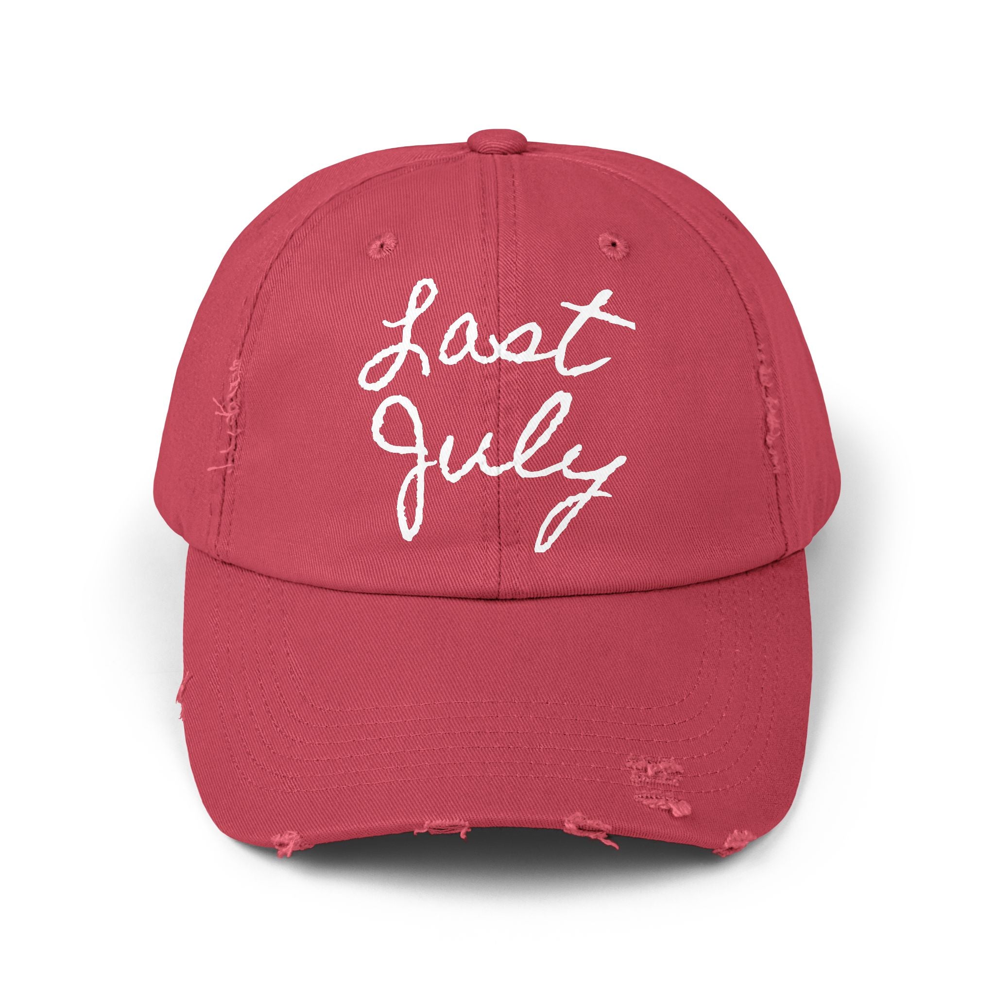 "Last July" Distressed Hat