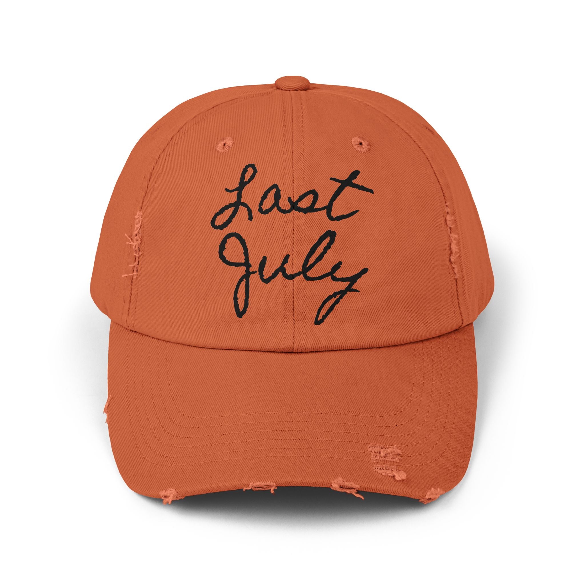 "Last July" Distressed Hat #2