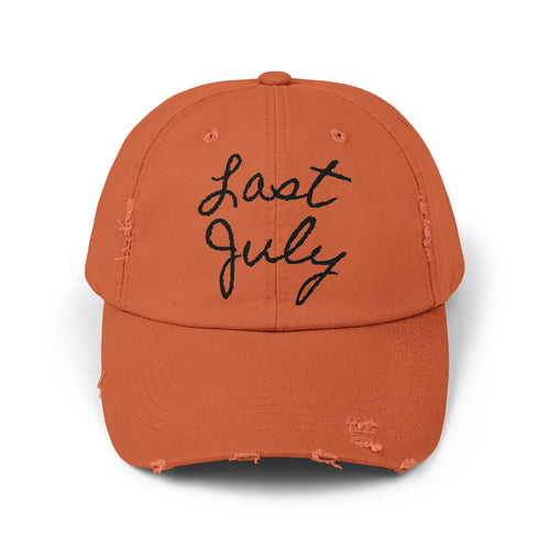 "Last July" Distressed Hat #2