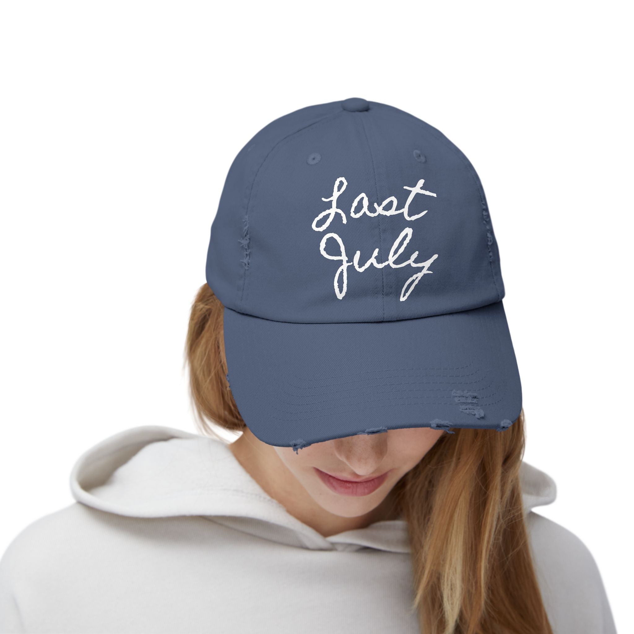 "Last July" Distressed Hat