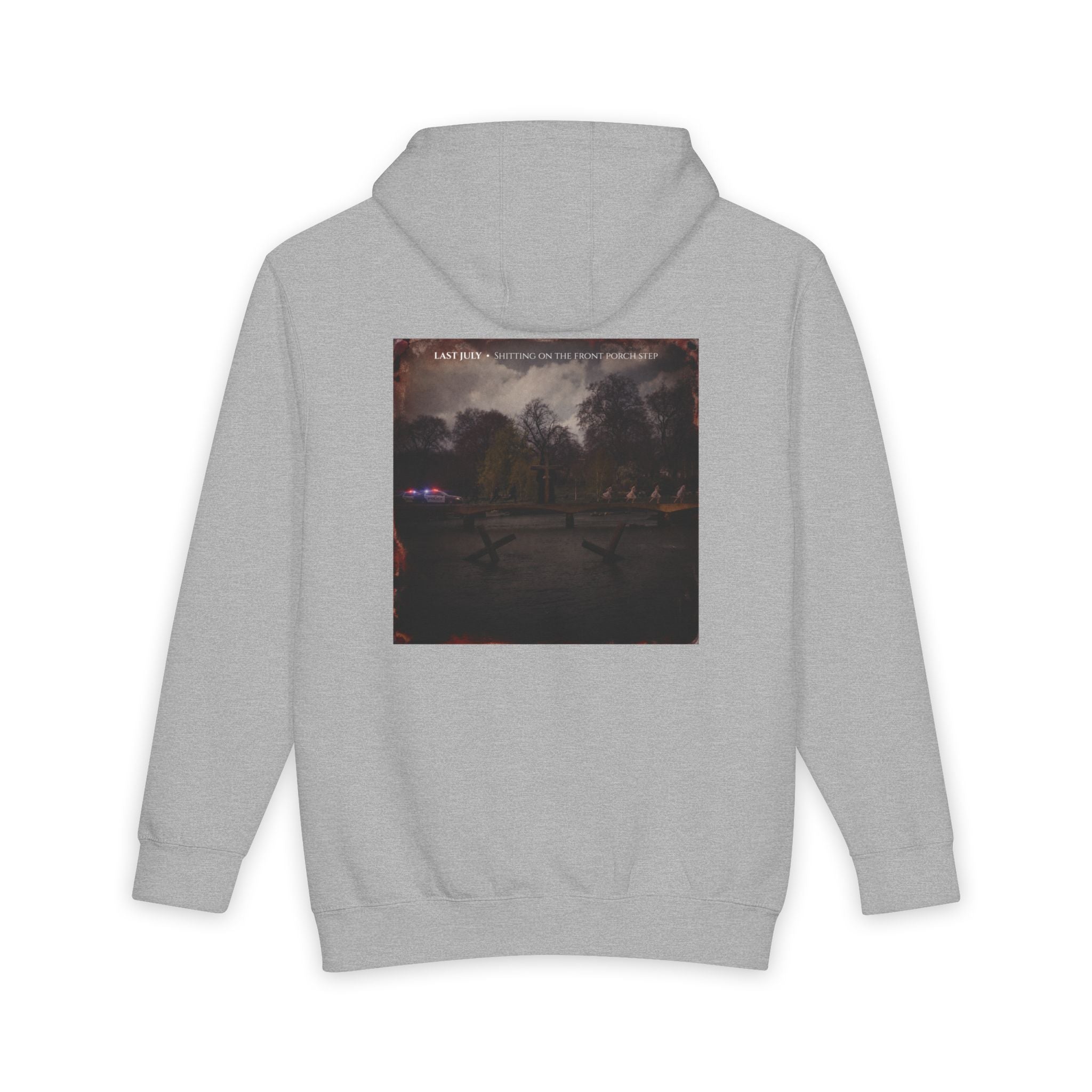 Shitting on the Front Porch Step Hoodie