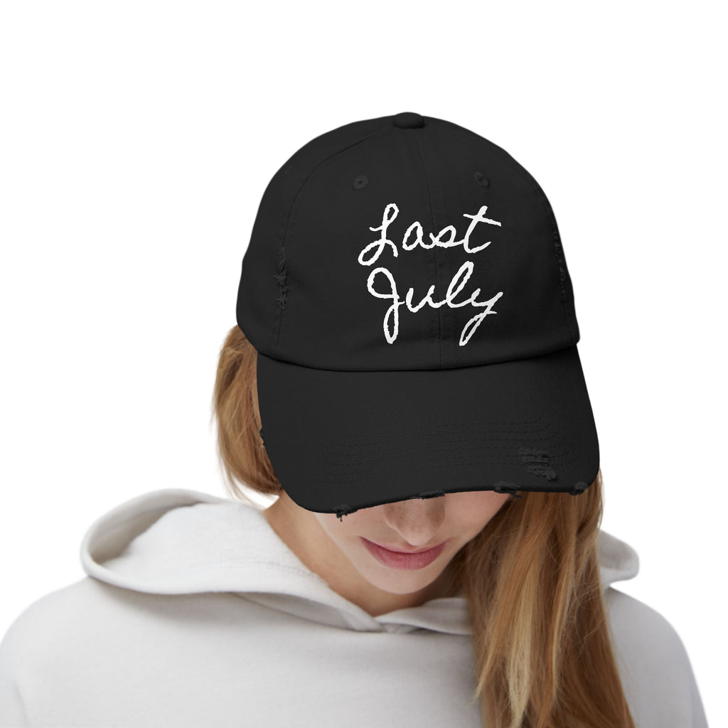 "Last July" Distressed Hat