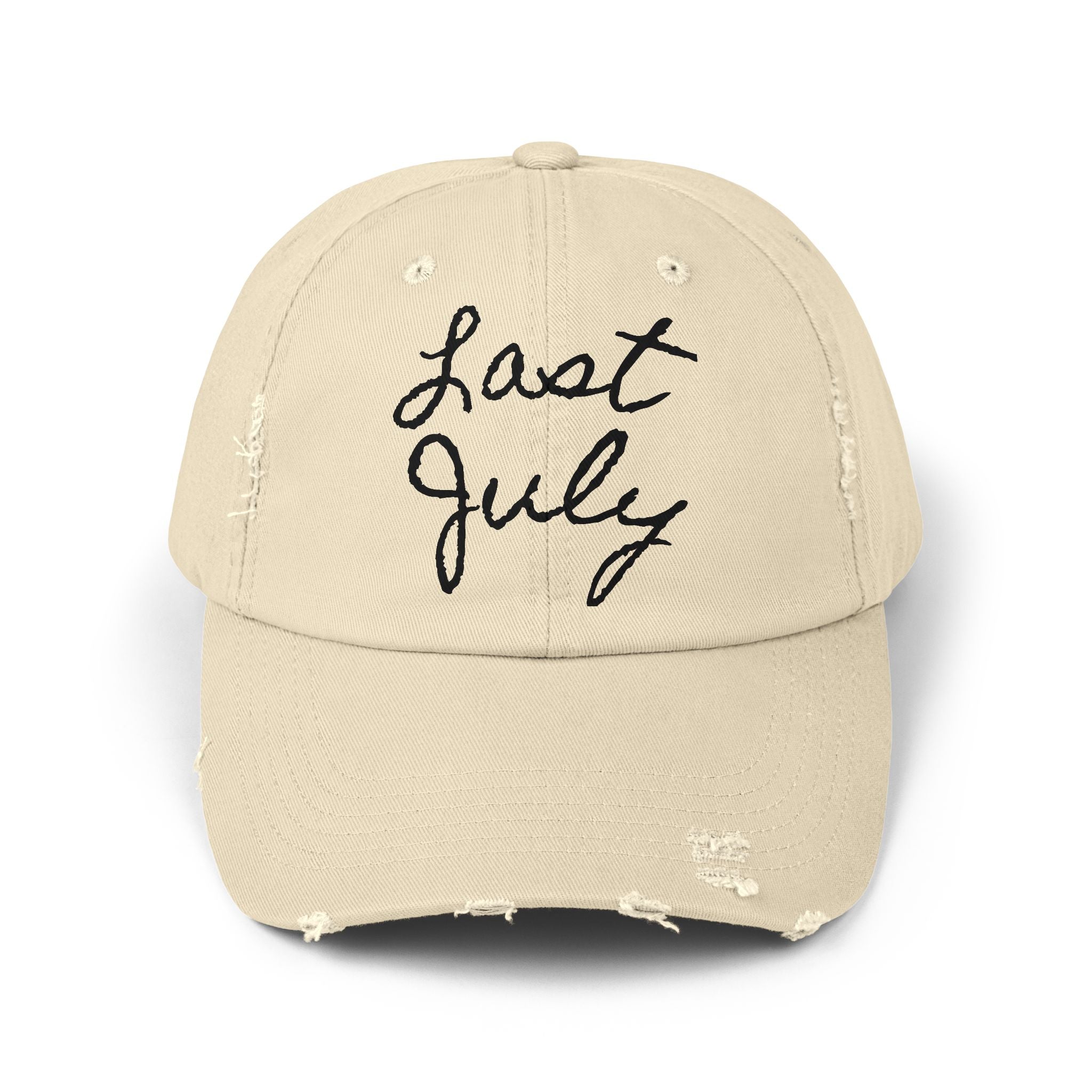 "Last July" Distressed Hat #2