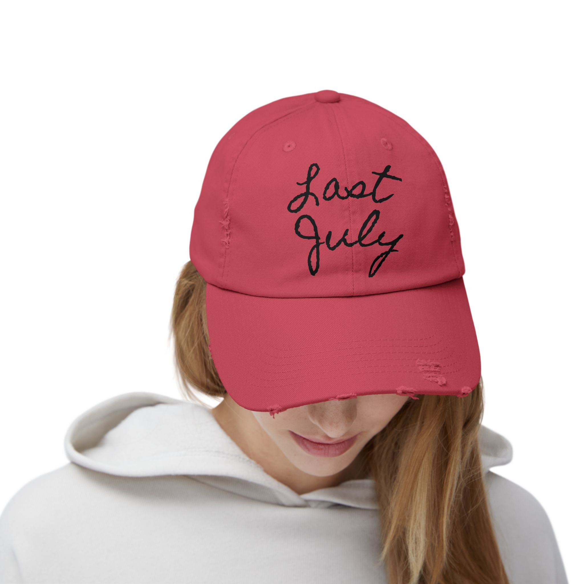 "Last July" Distressed Hat #2