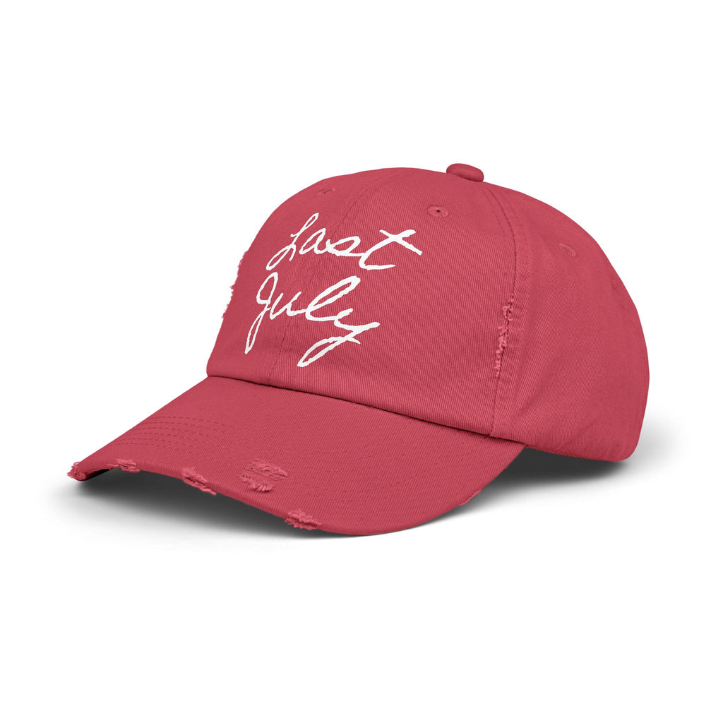 "Last July" Distressed Hat