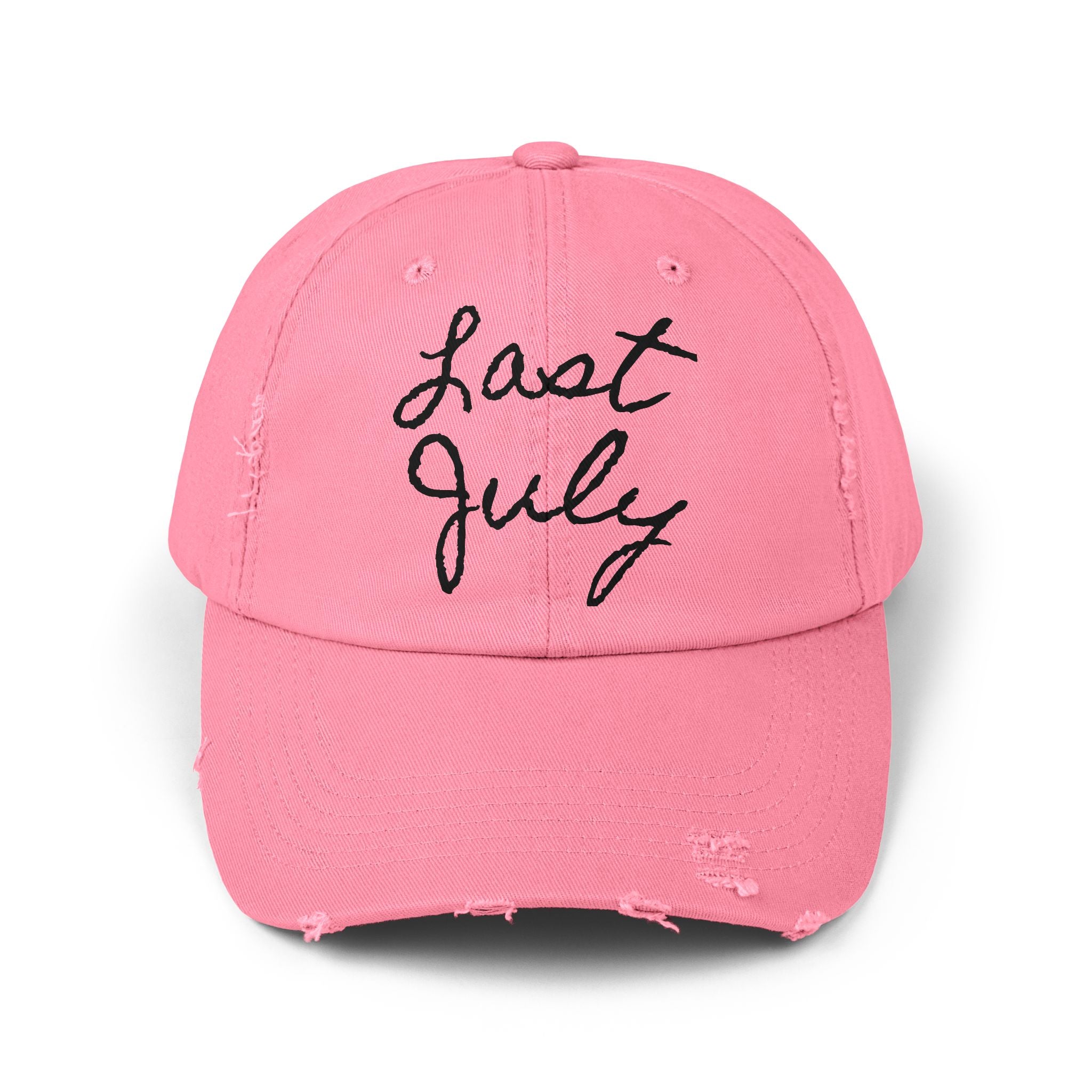 "Last July" Distressed Hat #2