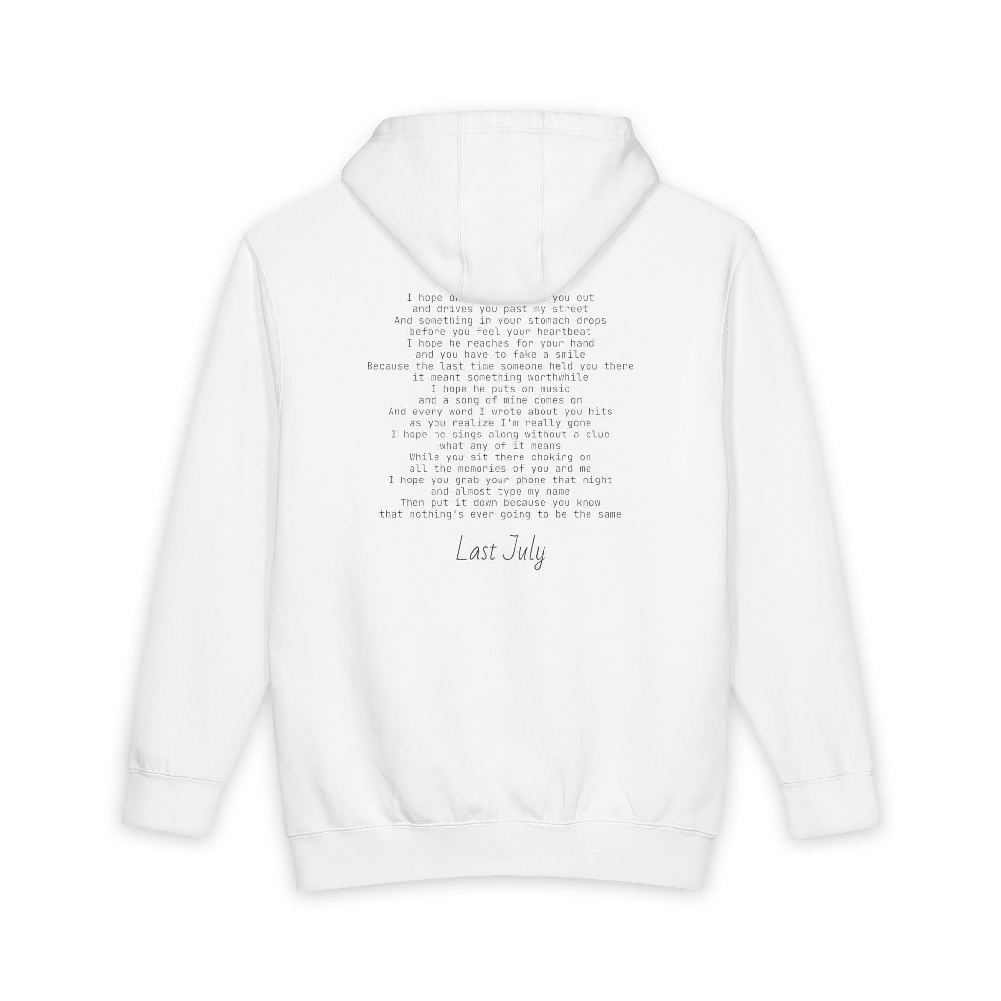 You Don't Follow Me Light Hoodie