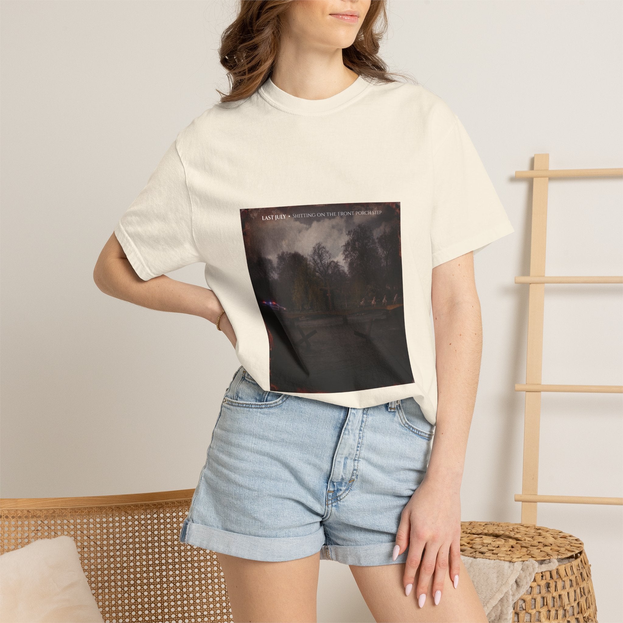 Shitting on the Front Porch Step T-Shirt