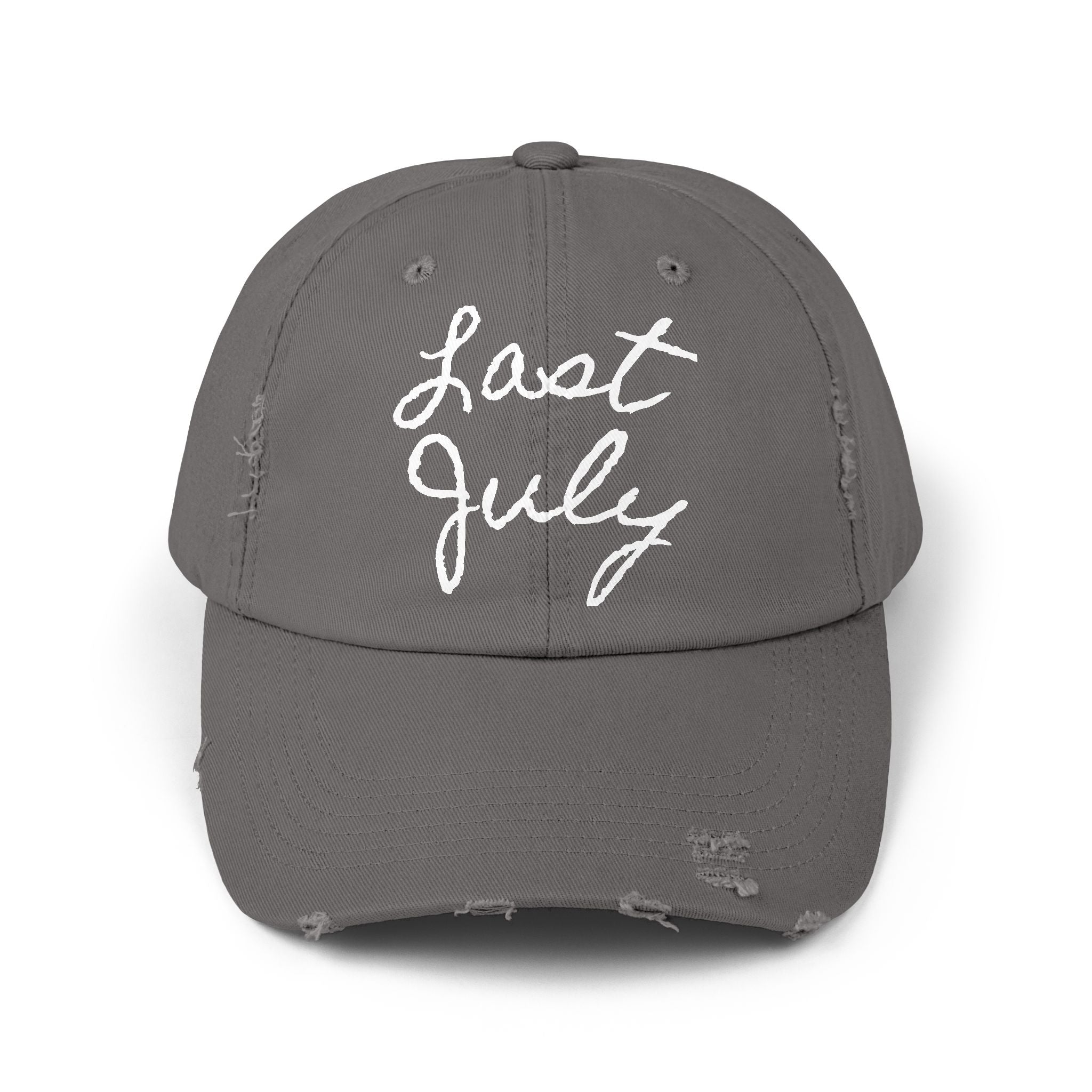 "Last July" Distressed Hat