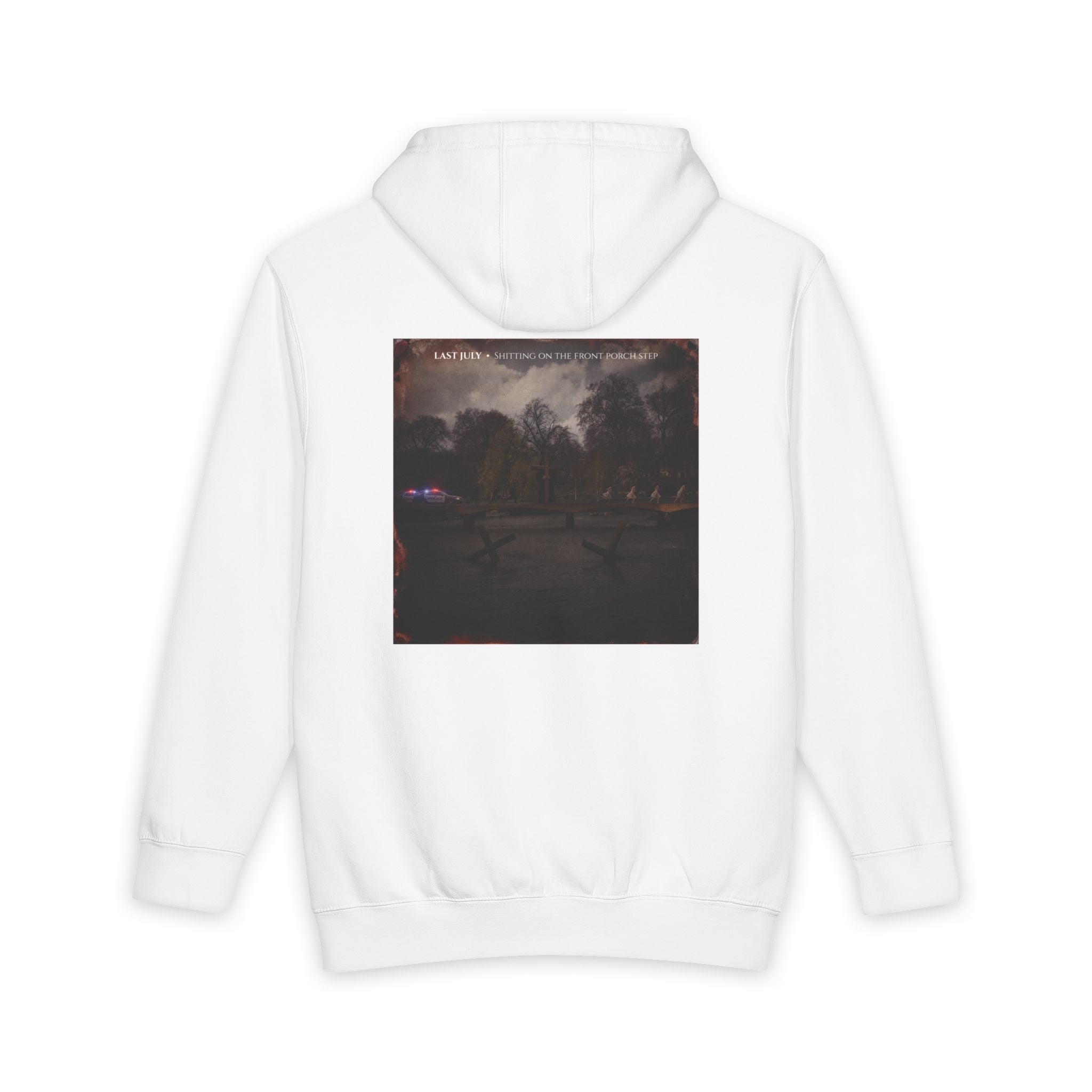 Shitting on the Front Porch Step Hoodie