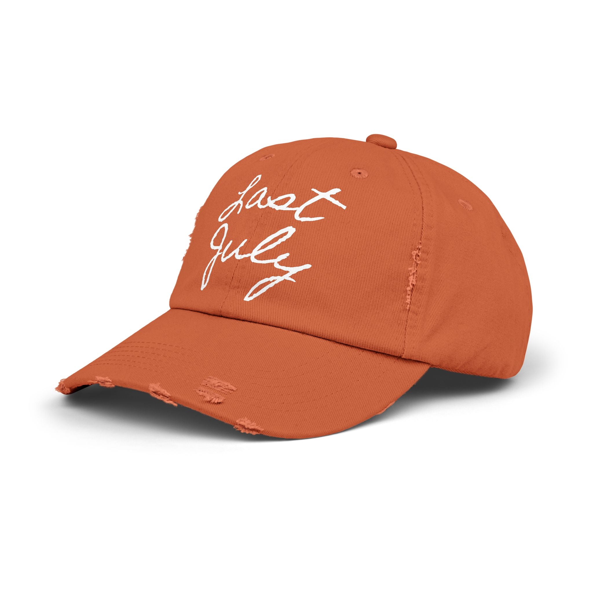 "Last July" Distressed Hat